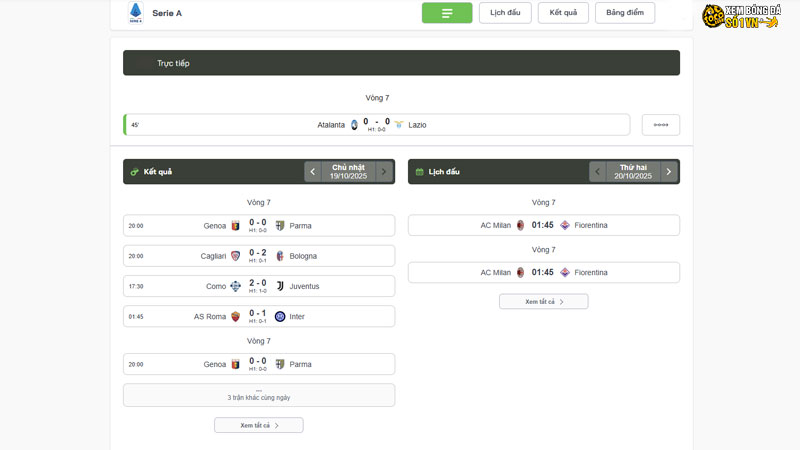 Theo dõi lịch thi đấu Seria trên Socolive – mọi trận đấu đỉnh cao chỉ trong một cú click!
